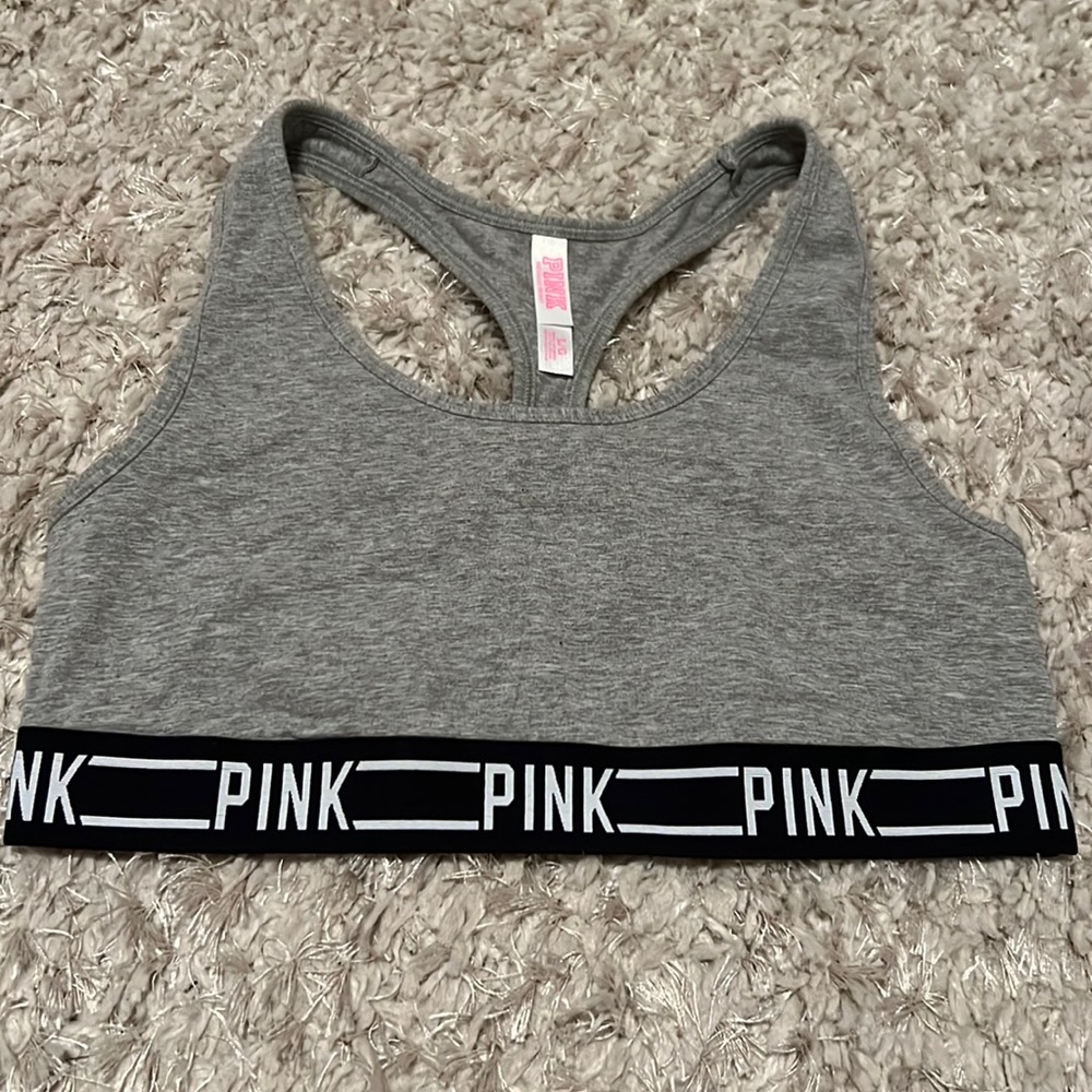 Like new large pink sports bra